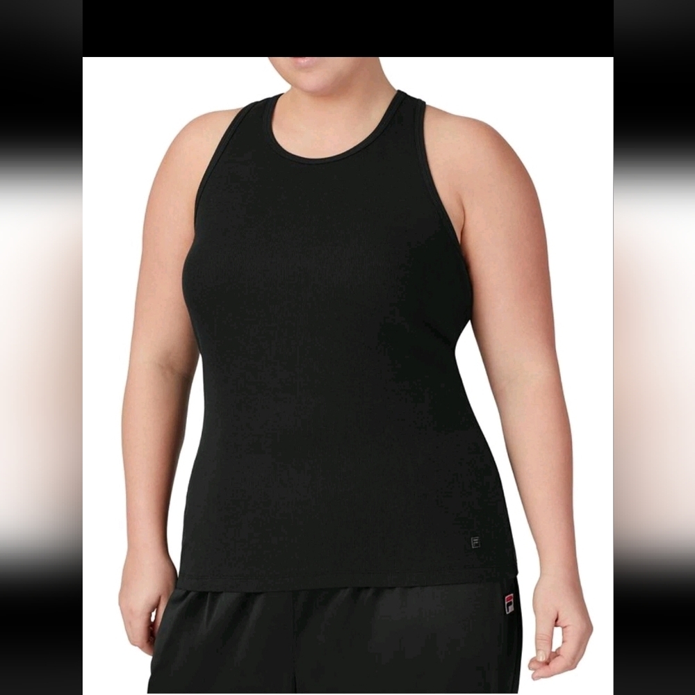 Fila Black Sleeveless Higher Power Tank Top Size M